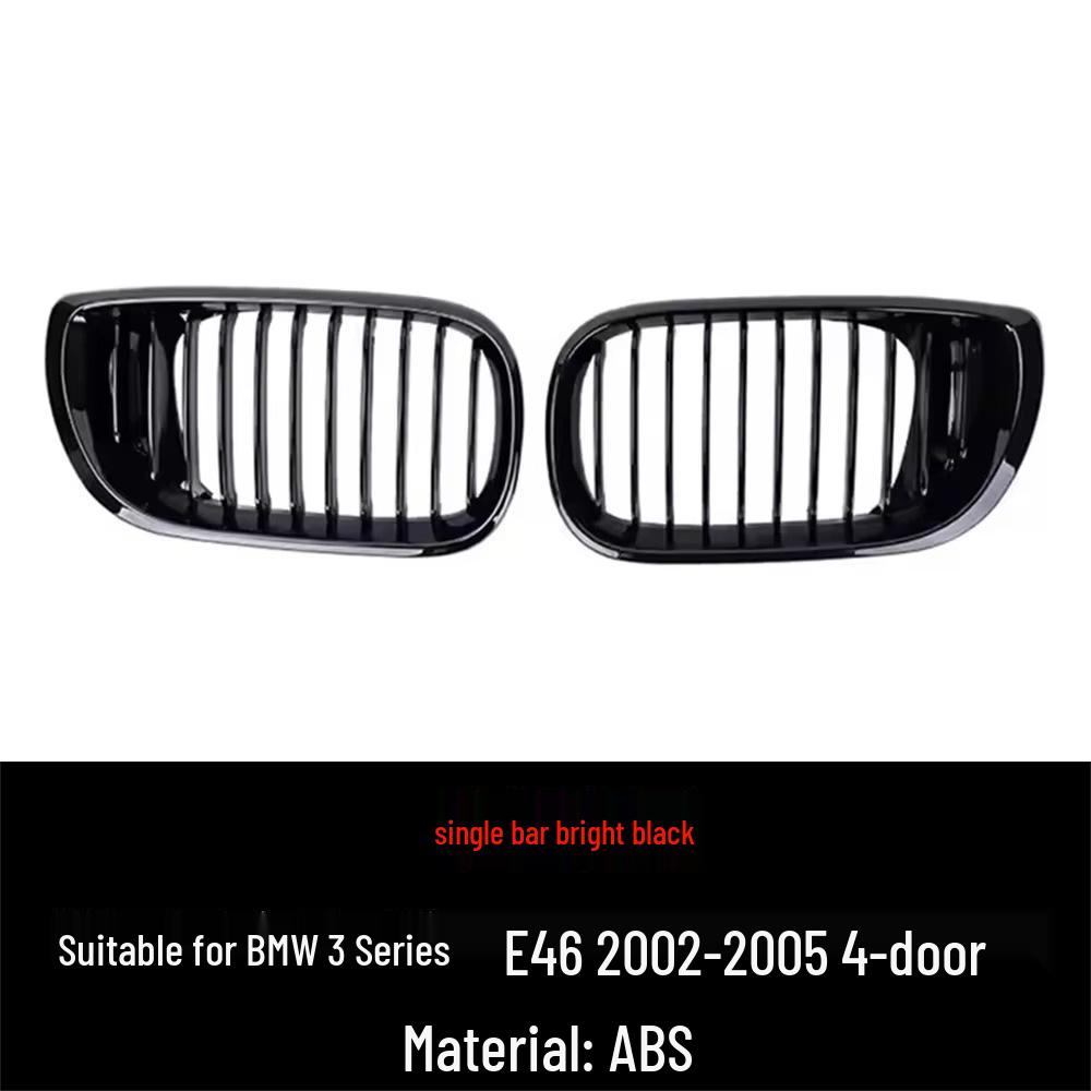 BMW 3 серии E46 2002-2005 4-дверный Модифицированная решетка радиатора "двойные почки"