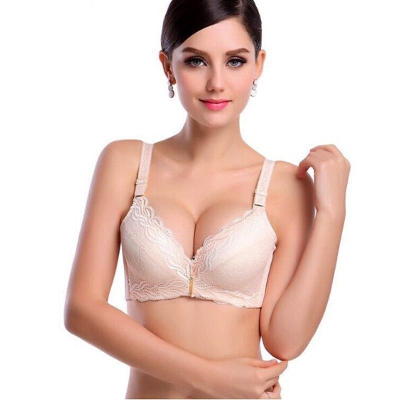 Female Underwear Breast Push Up Bra Deep Thick Padded Brassiere Lace Bras Women Bra Sports Bra