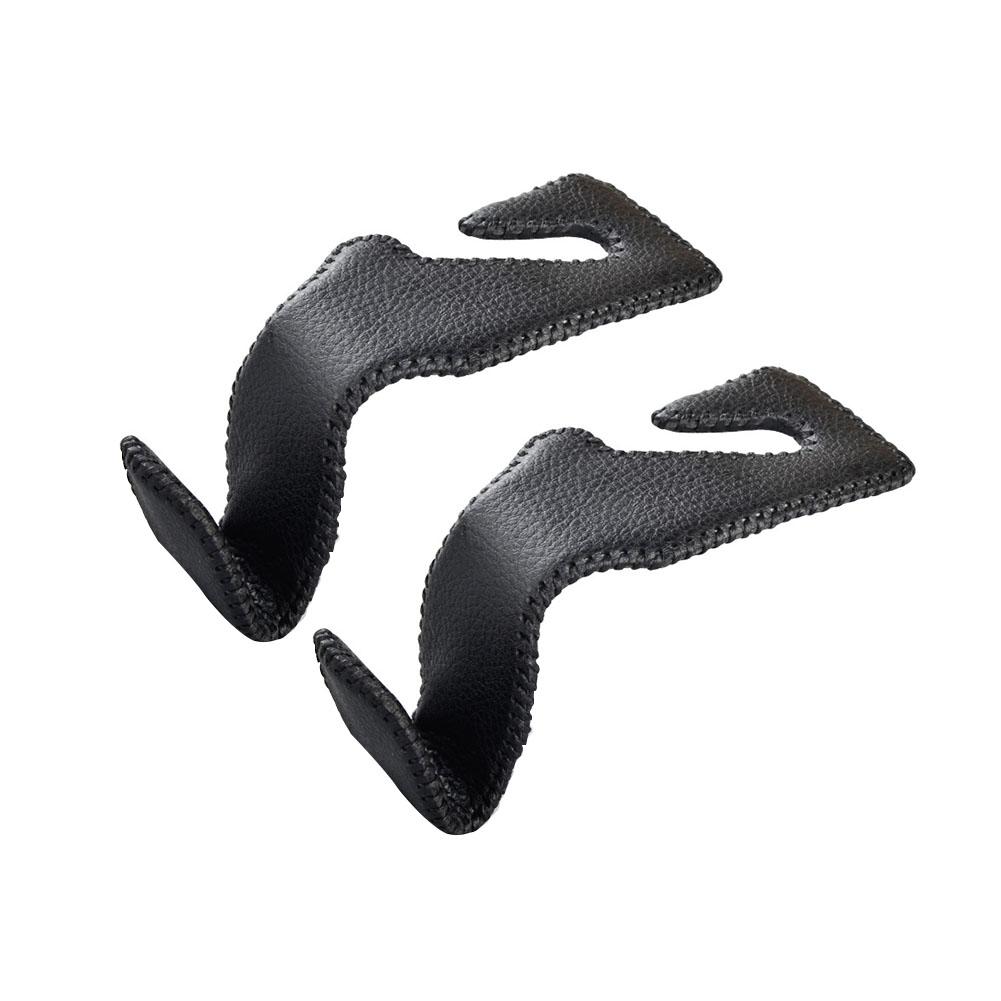 Держатель для хранения для автомобильных подголовников, крючки, подвесные кошельки, автозастежка, органайзер на заднее сиденье, искусственная кожа, задняя стойка