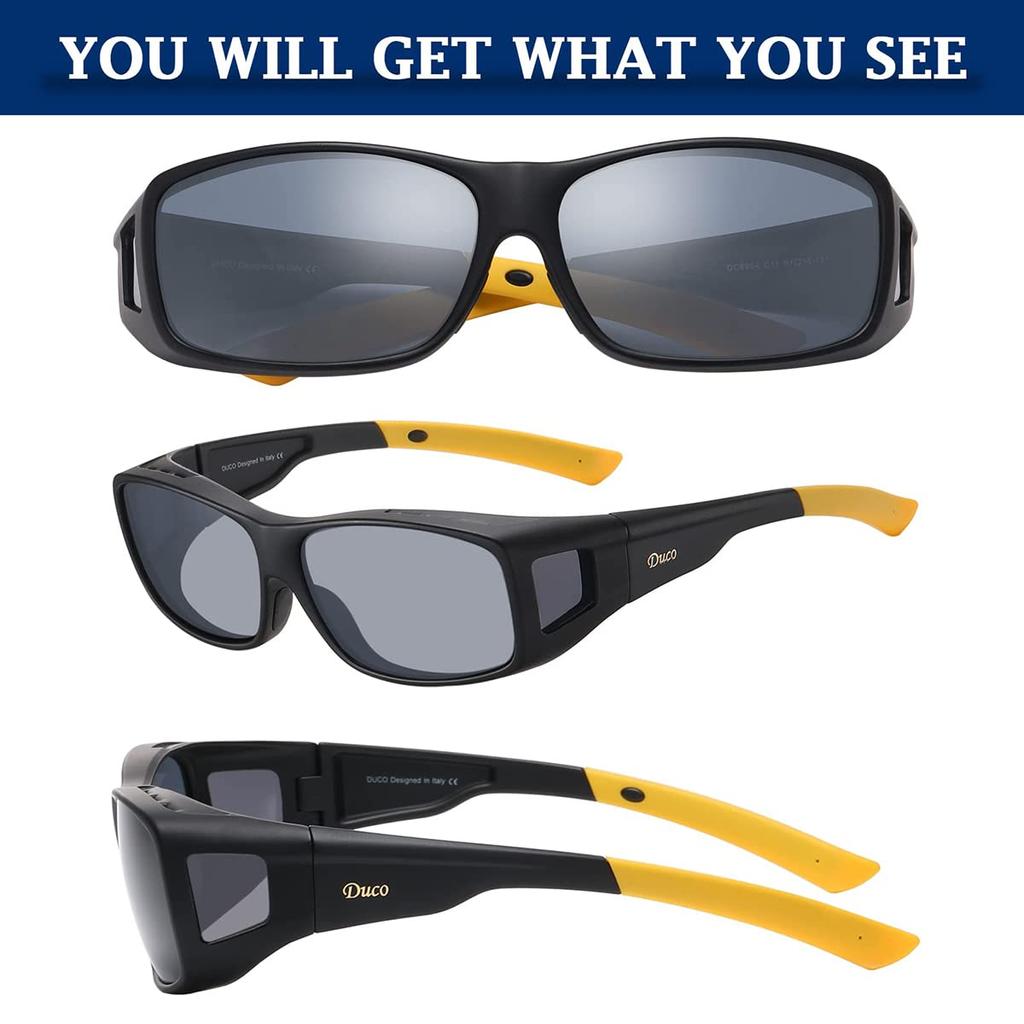 8953 Поверх солнцезащитных очков, которые можно надевать поверх солнцезащитных поляризованных очков с защитой от УФ-пыльцы для мужчин и очков [DUCO], Очки, Линзы, UV400, Защита, Солнцезащитные очки, Женские.