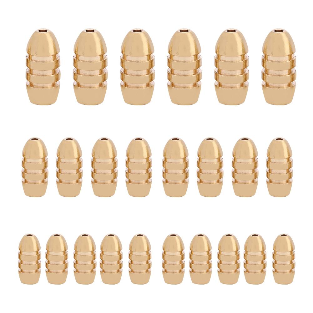 Грузила рыболовные латунные, крючки для джиг-приманок, поворотное кольцо, светящиеся бусины, набор грузил для рыбалки с коробкой