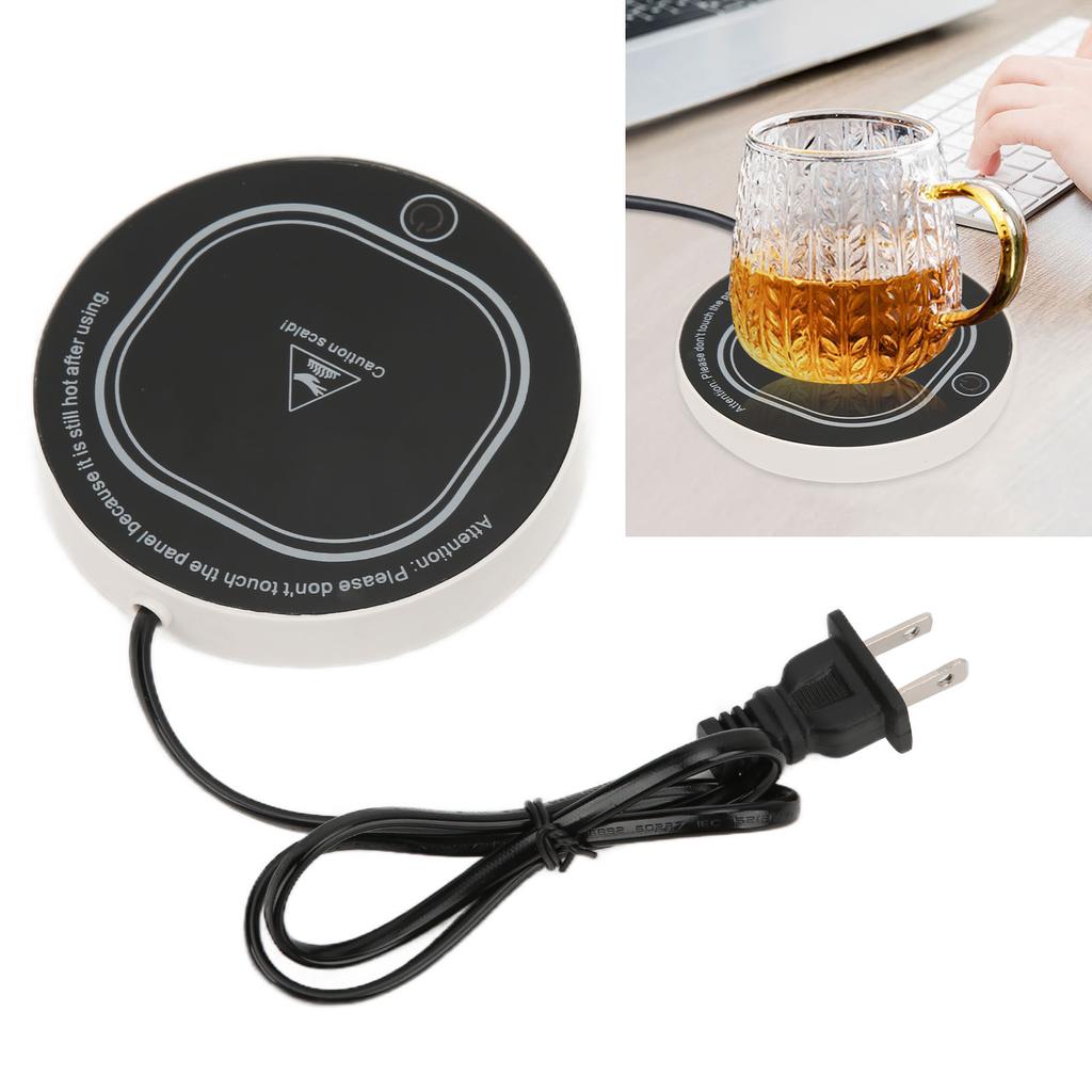 Cup Warmer Pad Constant Temperature Black USB Intelligent Utility Cup Heating Mat for Coffee Milk Te