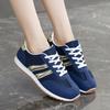 New Woman Trend Casual Sneakers Comfortable Lace Up Flats Tennis Shoe Breathable Walking Jogging Shoe