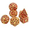 Metal DND Dice 7pcs DND Polyhedral Dice Set for DND Role Playing Game Board Game Accessories