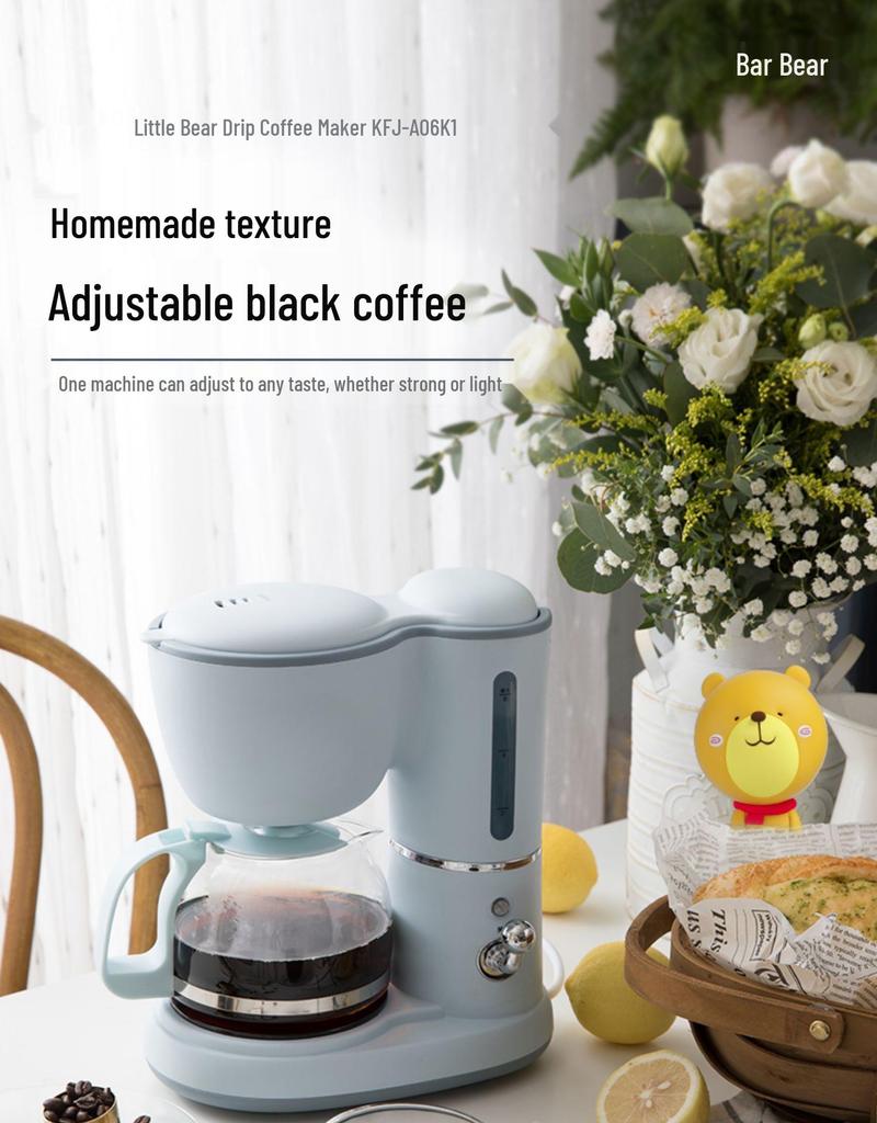 Dual-Use Automatic American Drip Coffee & Tea Maker for Home and Office