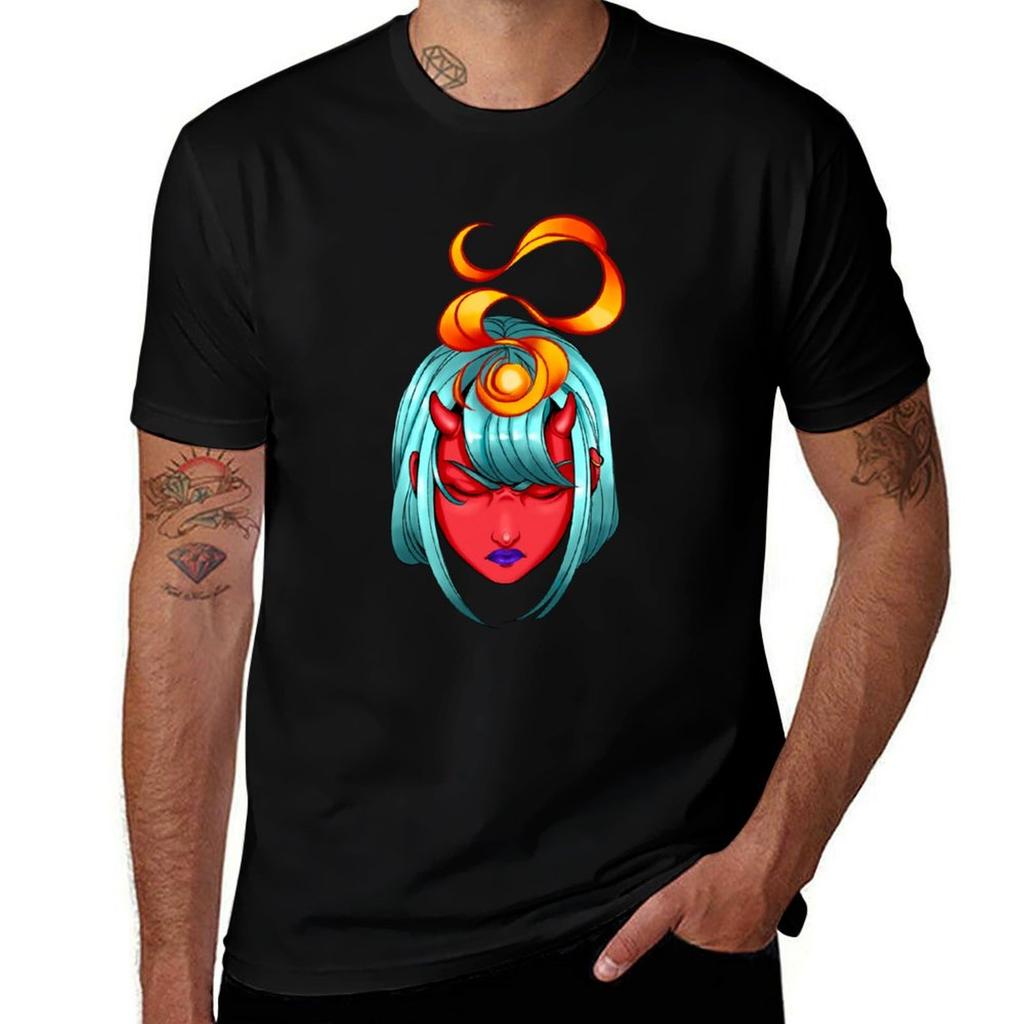 Demonic Anger TShirt Vintage Style Printed Top