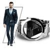 Elegant Triangle Dial Watch Hollow Design Fashionable Steel Band And Glass Surface