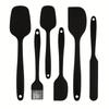 6pcs Silicone Spatula Set Spatula Silicone Heat Resistant 600°F Heat Non-Toxic Odorless For Non-Stick Cooking Spatulas Silicone Kitchen Utensils Set