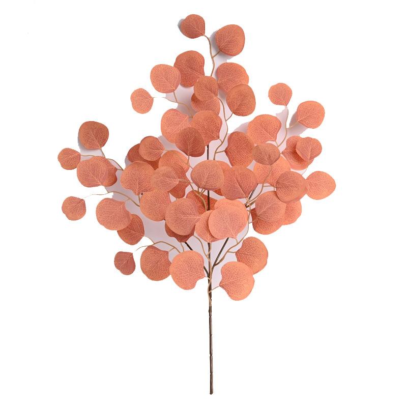 New 65cm Eucalyptus Leaf Vine Decoration Vase Wedding Bouquet Artificial Eucalyptus Artificial Plants Photography Props