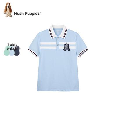 Летняя рубашка-поло с коротким рукавом для мальчиков Hush Puppies