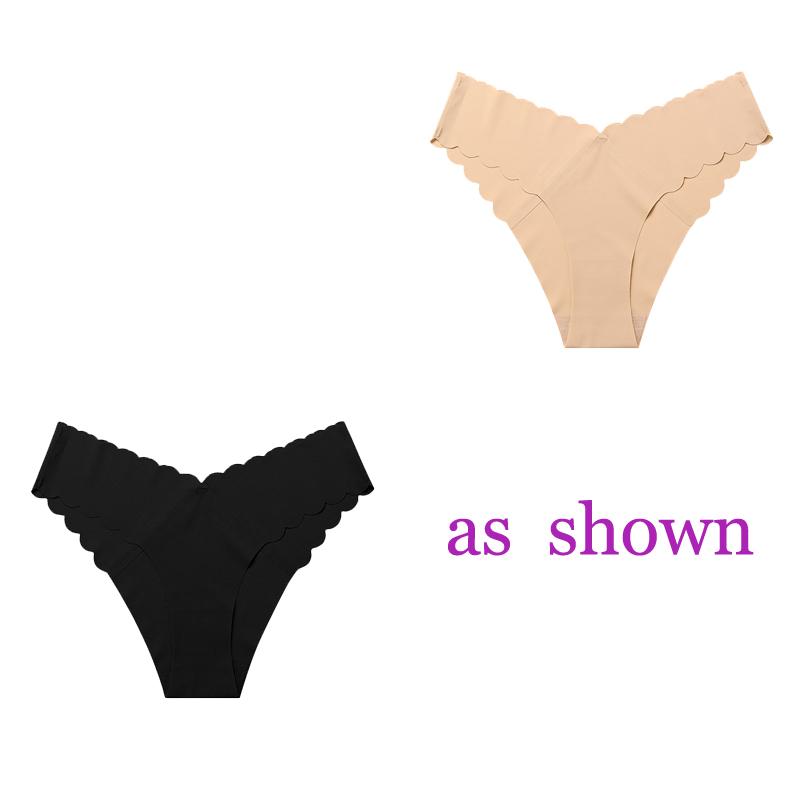 TERMEZY 2 шт./лот, женские сексуальные трусики из ледяного шелка, эластичное нижнее белье с низкой посадкой, женское нижнее белье, стринги, удобные стринги с волнистым краем, нижнее белье