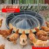 Большая круглая кормушка для цыплят, уток и гусей