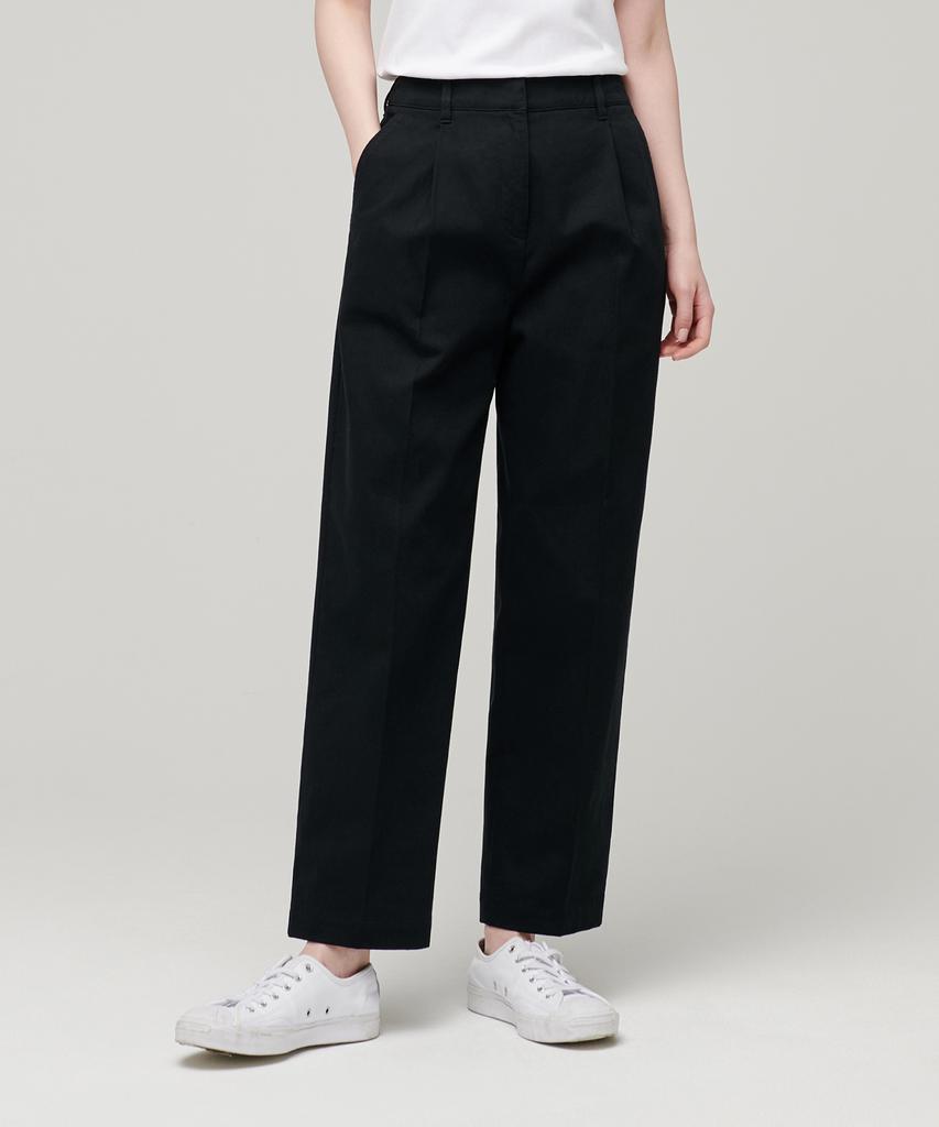 MUSINSA STANDARD WOMAN Women'S Tapered Chino Pants [Black]