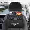 1 шт. Карман для хранения на спинке сиденья автомобиля Подвесной органайзер для хранения в автомобиле Для Ford Mustang F10 Zapatillas Miniatura Gt Shelby 2005 2015-2022 Женский 2012 Kuga