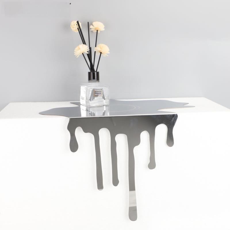 Абстрактное украшение из нержавеющей стали для декора гостиной - Роскошное металлическое 3D изделие