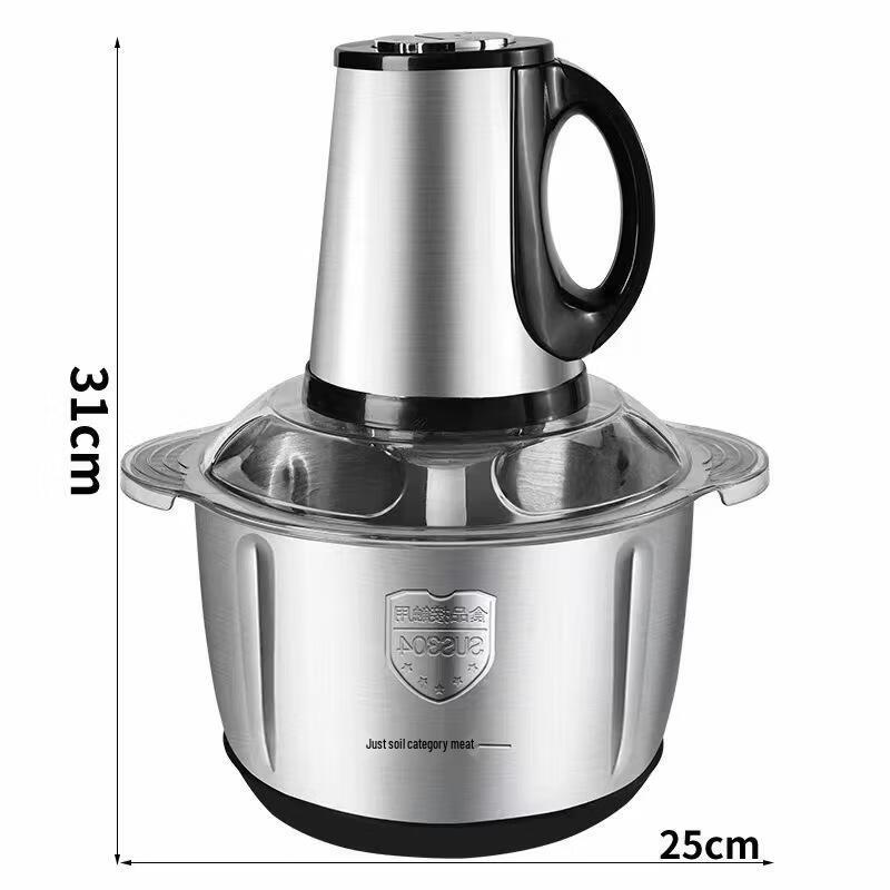 JINGRX 3л Электрическая мясорубка из нержавеющей стали