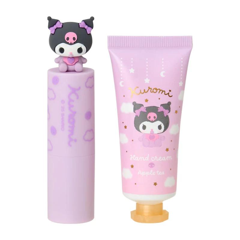 Sanrio KUROMI Lip Balm and Hand Cream Set Japan NEW Sanrio Characters