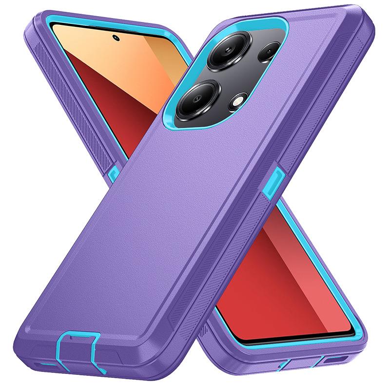 Защитный чехол для телефона Redmi Note 13 Pro и POCO M6 Pro с защитой от падений и полным покрытием