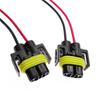 2 шт. для H8 H9 H11, разъем провода лампы, 12 В, вилка кабеля автомобильной фары, автомобильная противотуманная фара, цоколь адаптера, жгут проводов, маленькая линия