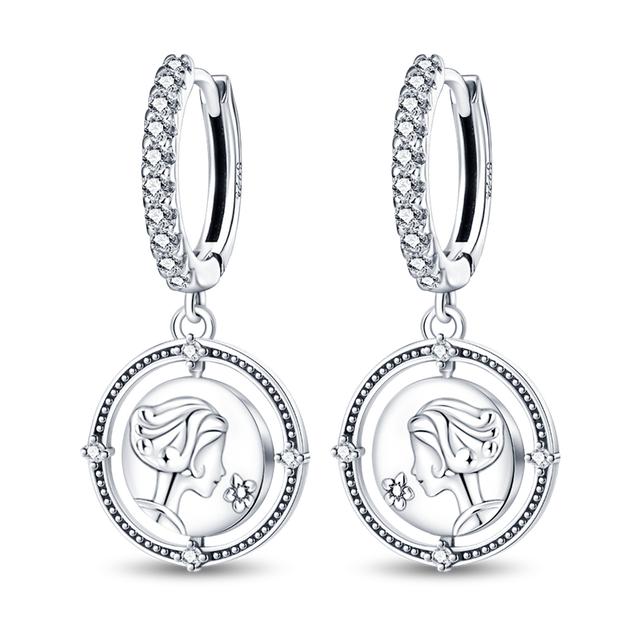 Весенние серьги-гвоздики из стерлингового серебра 925 пробы с цветком и насекомыми, женские серьги-гвоздики с геометрическим кругом, золотые серьги, серебро 925 пробы