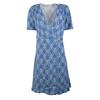 Short-sleeved Wrap Dress with Patterned Bridgette Women
