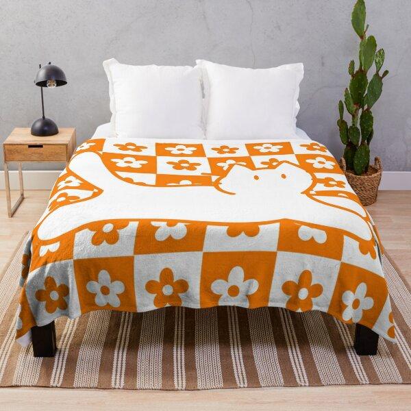 Colorful Plaid Flower Blanket Living Room Bedroom Thermal Blanket Flannel Blanket