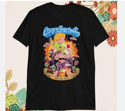 Футболка The Offspring Тур по Бразилии 2025 Мужская Женская Футболки Топы