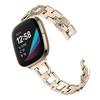 JOYOZY Top Stainless Steel Band Compatible with Fitbit Versa 3 Fitbit Sense Smart Chic Metal Wristband Accessory Strap for Women Girls Bracelet &