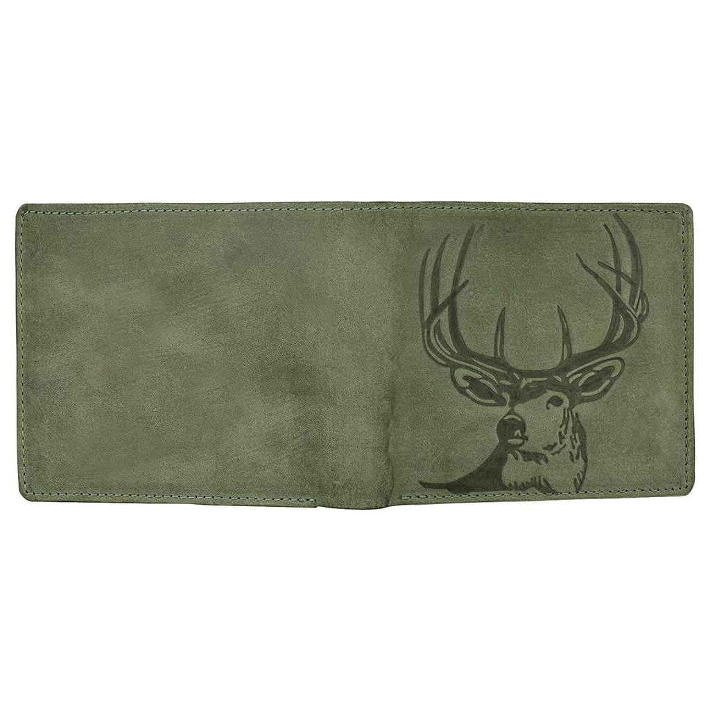 HORNBULL Richard Green RFID Кожаный кошелек для мужчин с блокировкой |