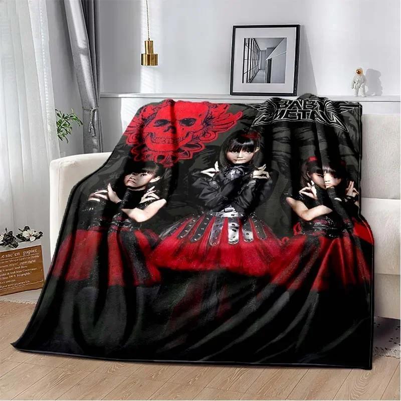 3D Плед с принтом Babymetal, Модный Мягкий Уютный для Гостиной Спальни Дивана Кровати, Плед для Путешествий, Подарок Ребенку на День Рождения