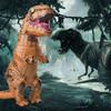 Inflatable Trex Adult Dinosaur Costume Jurassic Blow Up Cosplay Suit Outfit
