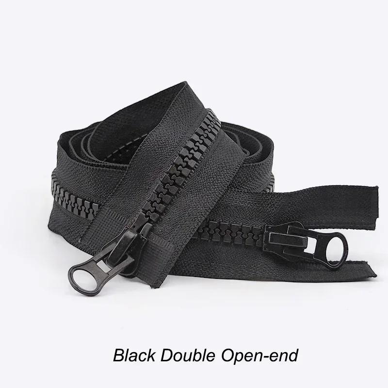 №8 60-500 см Пластиковая молния с двумя бегунками, разъемная, длинная, для шитья пуховика, палатки, ремонтной одежды, аксессуары для DIY