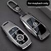 PZQ2   Alloy Style Car Key Case Cover Shell For Mercedes Benz A C E S G Class GLC CLE CLA GLB GLS W177 W205 W213 W222 X167 AMG Keychain