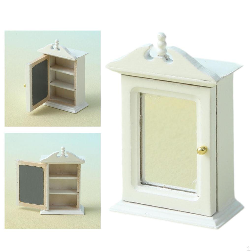 1/12 Кукольный Дом Гардеробная Мебель, Имитация Деревянного Орнамента, Мини Модель, Ролевые Игры,