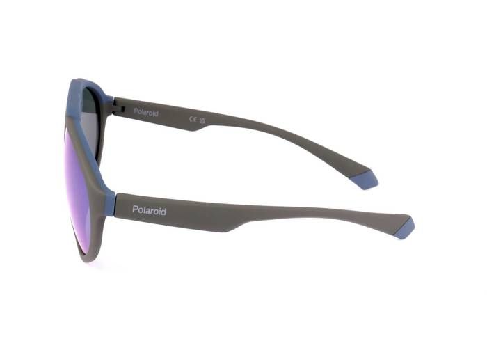Солнцезащитные очки Polaroid PLD 2151/S МАТОВЫЙ ЗЕЛЕНЫЙ (DLD 5Z) - Авиатор - Серый - Тренд