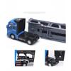 1/50 Alloy Car Transporter with 6 Small Cars Semi-trailer Trailer Model Car Toy