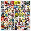 Игровые наклейки Roblox 103 шт. Креативные мультяшные Водонепроницаемые Многоразовые Без следов Высококачественные Декоративные наклейки Для детского телефона Холодильника