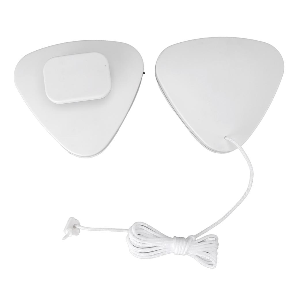 Double Sided Glass Cleaner Time Saving Versatile Triangle Shape Magnetic Window Wiper Tool for Home 3‑10