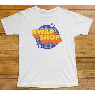 Swap Shop Футболка 733 ТВ Суббота Разноцветная Crackerjack Tiswas Rentaghost
