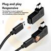 Угловой мини-адаптер-удлинитель USB 5Pin под углом 90 градусов для зарядки и передачи данных в ограниченном пространстве