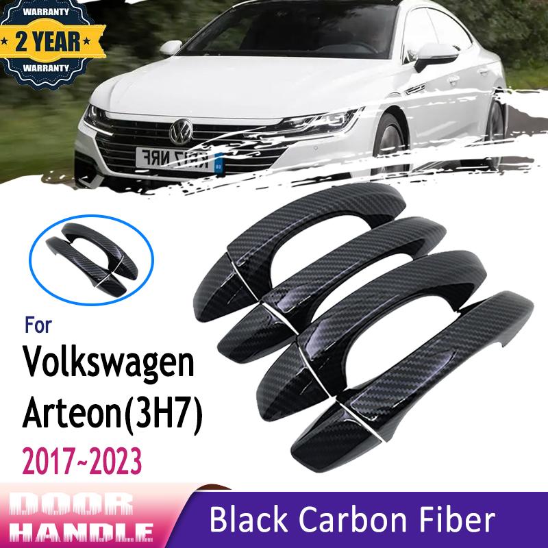 Углеродное волокно экстерьер для Volkswagen VW Arteon R Line аксессуары 3H7 2017~2018 дверная ручка крышка автомобиля