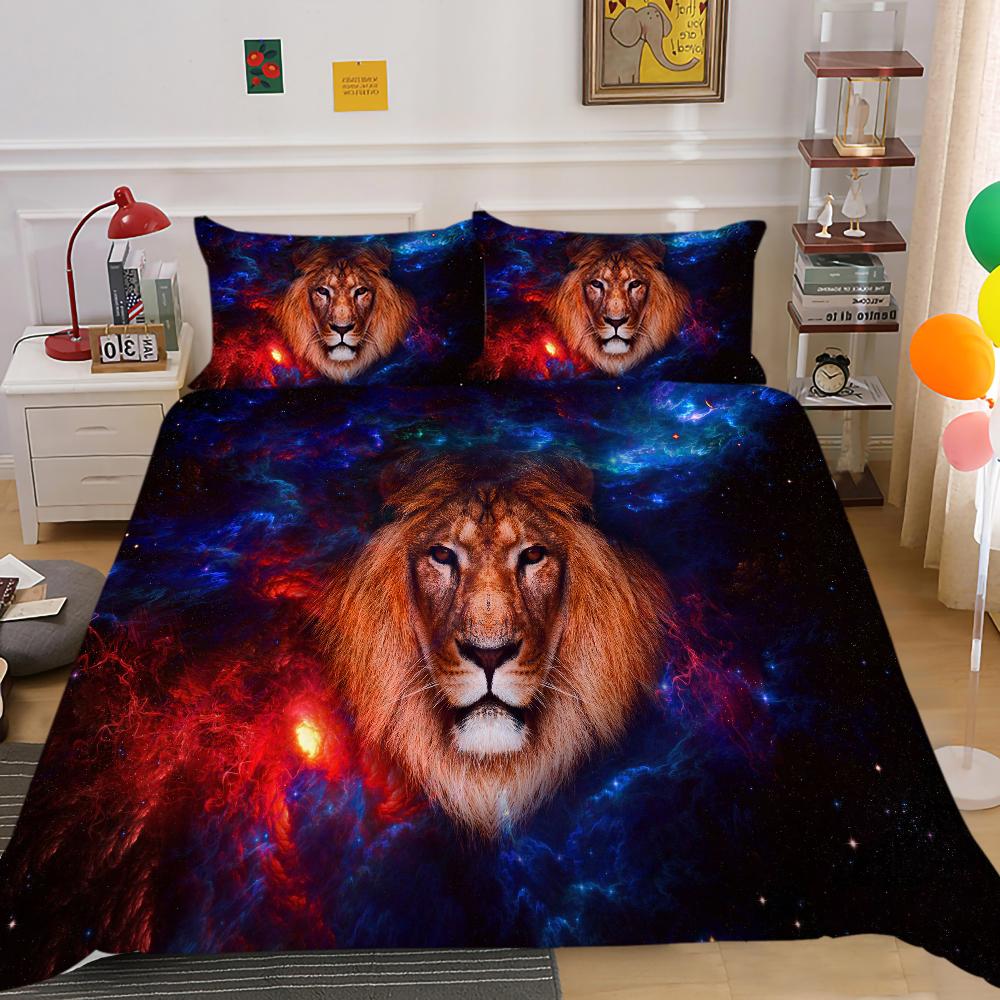 Лидер продаж, пододеяльник со звездными животными, домашний текстиль, королевский размер, постельные принадлежности, 3D романтический пододеяльник, комплект постельного белья для детей и взрослых