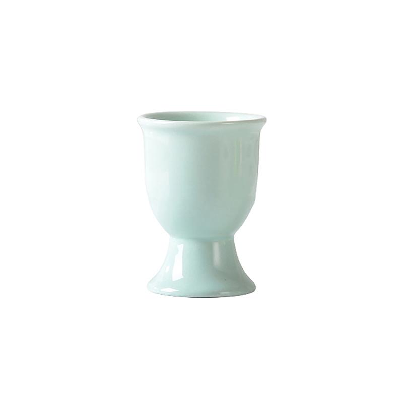 Ceramic Egg Cup Holders Candy Color Creative Serving Cups For Kitchen Egg Holder Cup Breakfast Banquet Eggs Supplies
