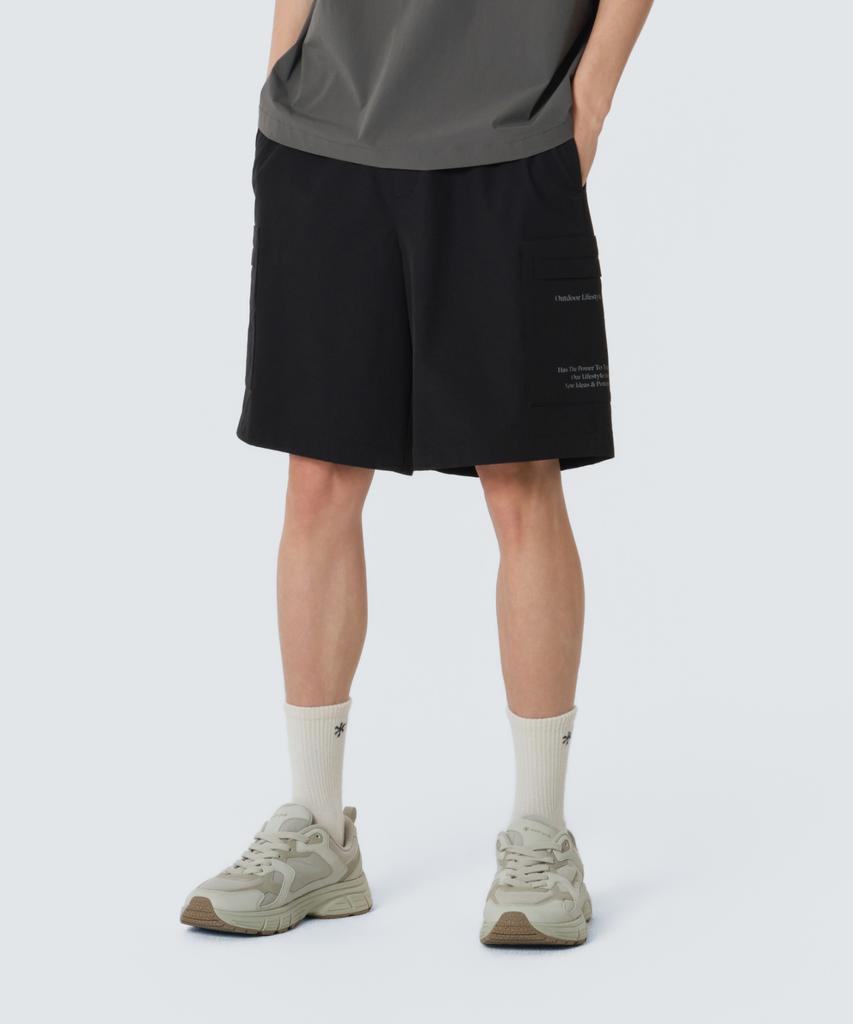 Шорты-карго Lago от SNOWPEAK APPAREL (S26Mmthp26) черный