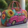 3D Ретро сумка-баул VW Bus для путешествий и спортзала: Мода для коротких дистанций