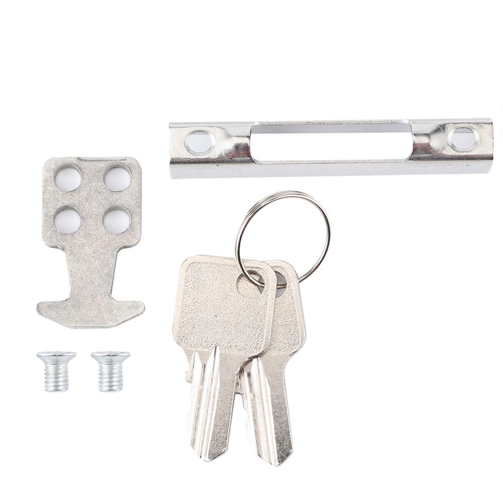 Keyed Sliding Door Lock Stainless Steel Sliding Door Latch Durable Window Hook Lock Window