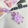 1/10pcs Girlfriends Sea Animal Glow In-The-Dark Color Turtle Keychain Cute Sweet Turtle Keyring Vintage Ins Bag Pendant Accessories