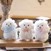 Cute Cute Lolita Lamb Pendant Plush Toy Little Aries Schoolbag Hanging Ornament Little Sheep Keychain