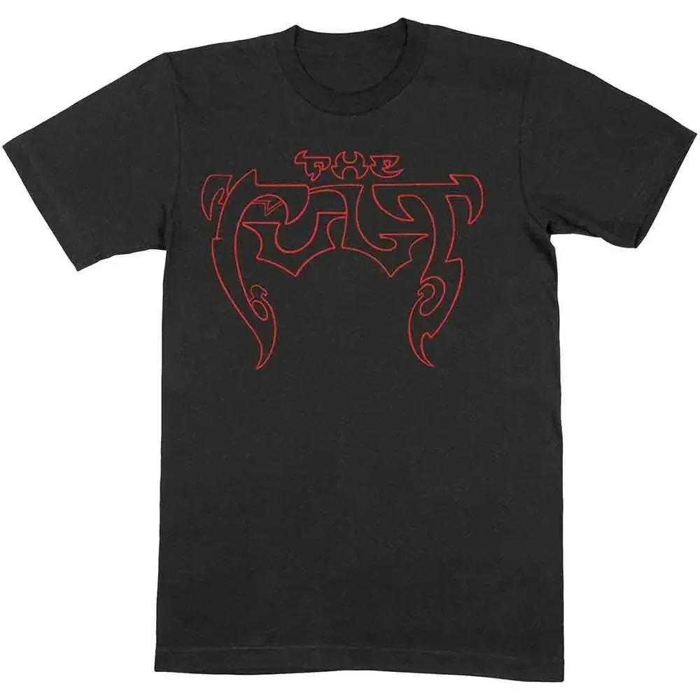 The Cult Unisex TShirt Outline Logo (Large)