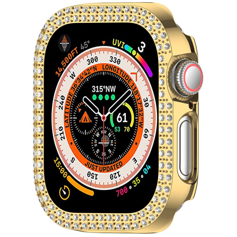 Чехол для ПК с двойным бриллиантом, защита экрана часов от падений, защита от царапин, полная рамка для часов IOS серии 10 42 мм/46 мм